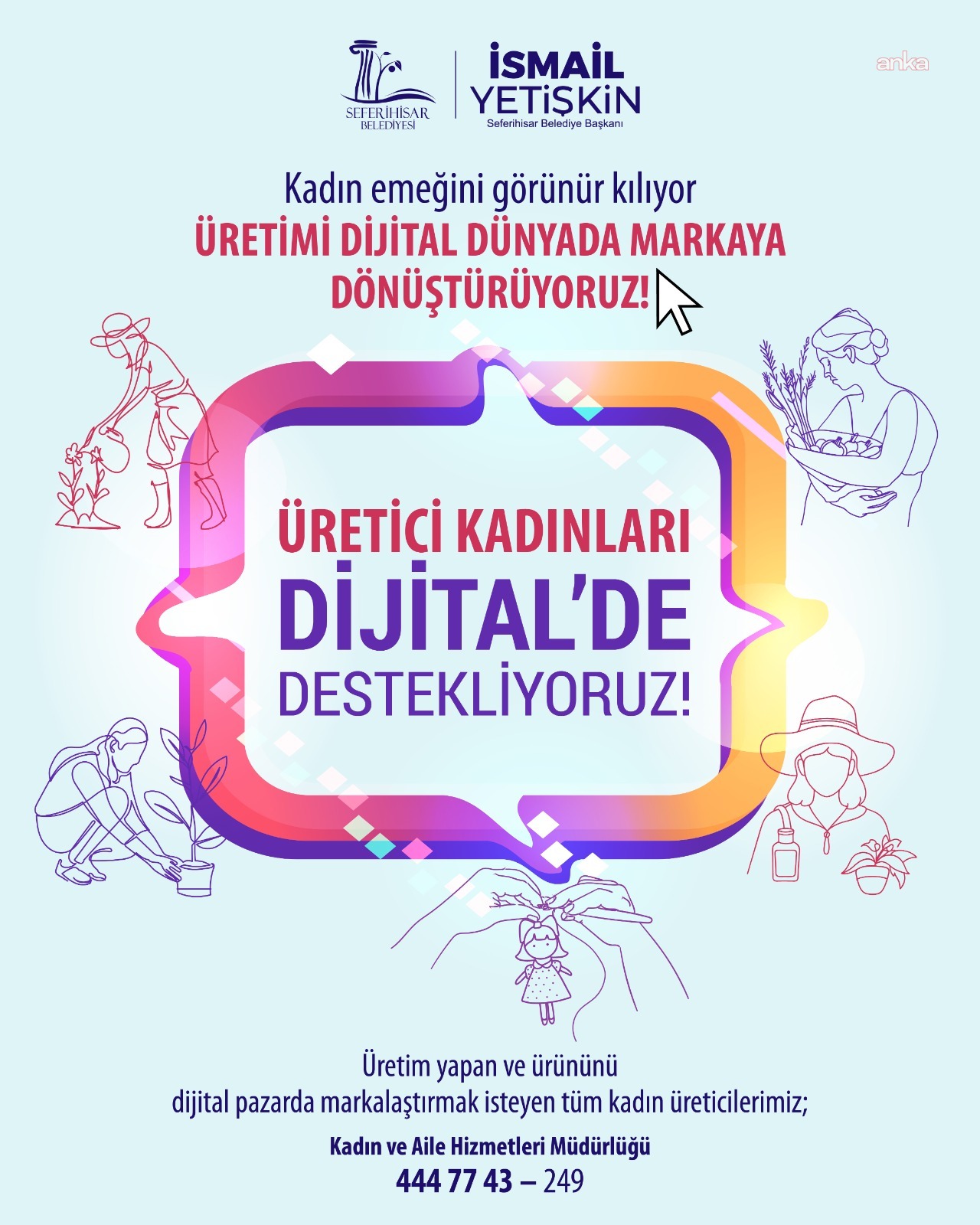 Seferihisar Belediyesi’nden kadın emeğine “Dijital Destek"