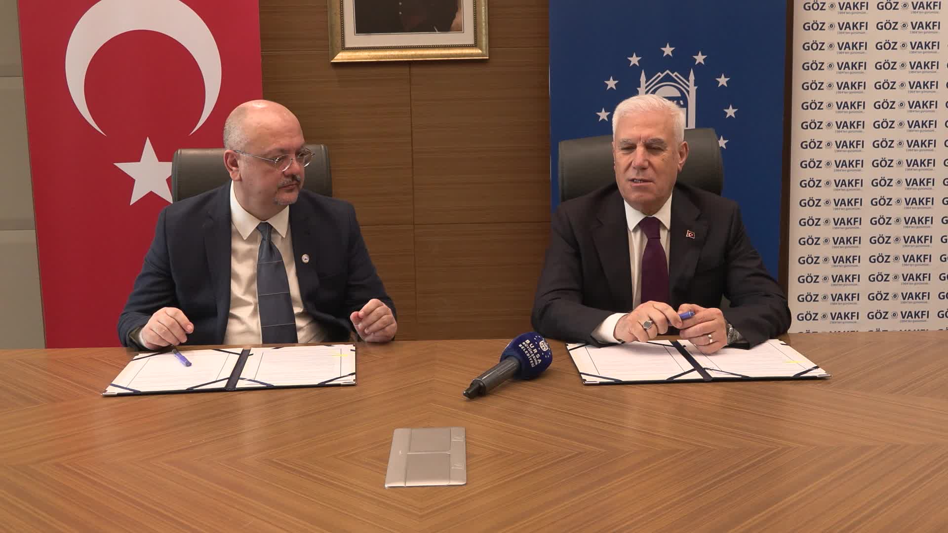 Bursa Büyükşehir Belediyesi’nden "Göz Nuru Koruma Vakfı" ile iş birliği protokolü