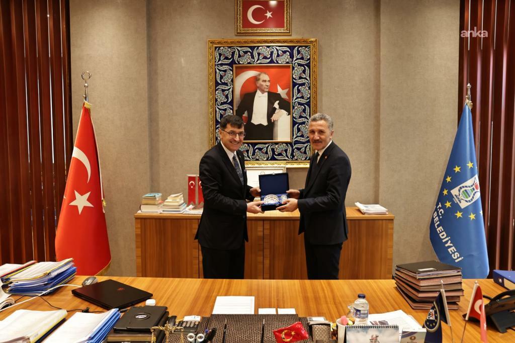 Kütahya Belediye Başkanı Kahveci, Kabadüz Belediye Başkanı Kaya’yı ağırladı