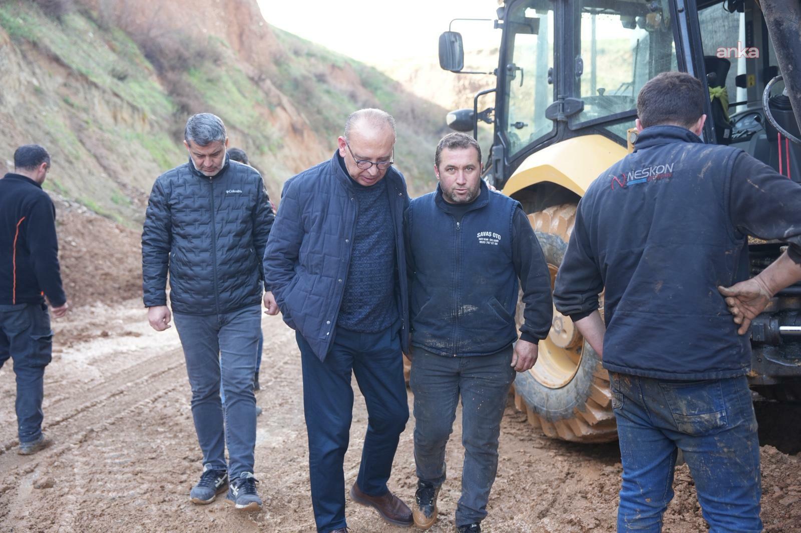 Turgutlu Belediye Başkanı Akın'dan hasar tespit çalışması