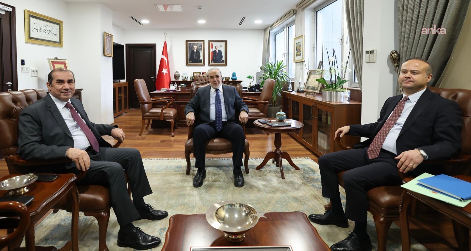 Dışişleri Bakan Yardımcısı Kulaklıkaya, Irak'ın Ankara Büyükelçisi el-Laçmavi'yi kabul etti