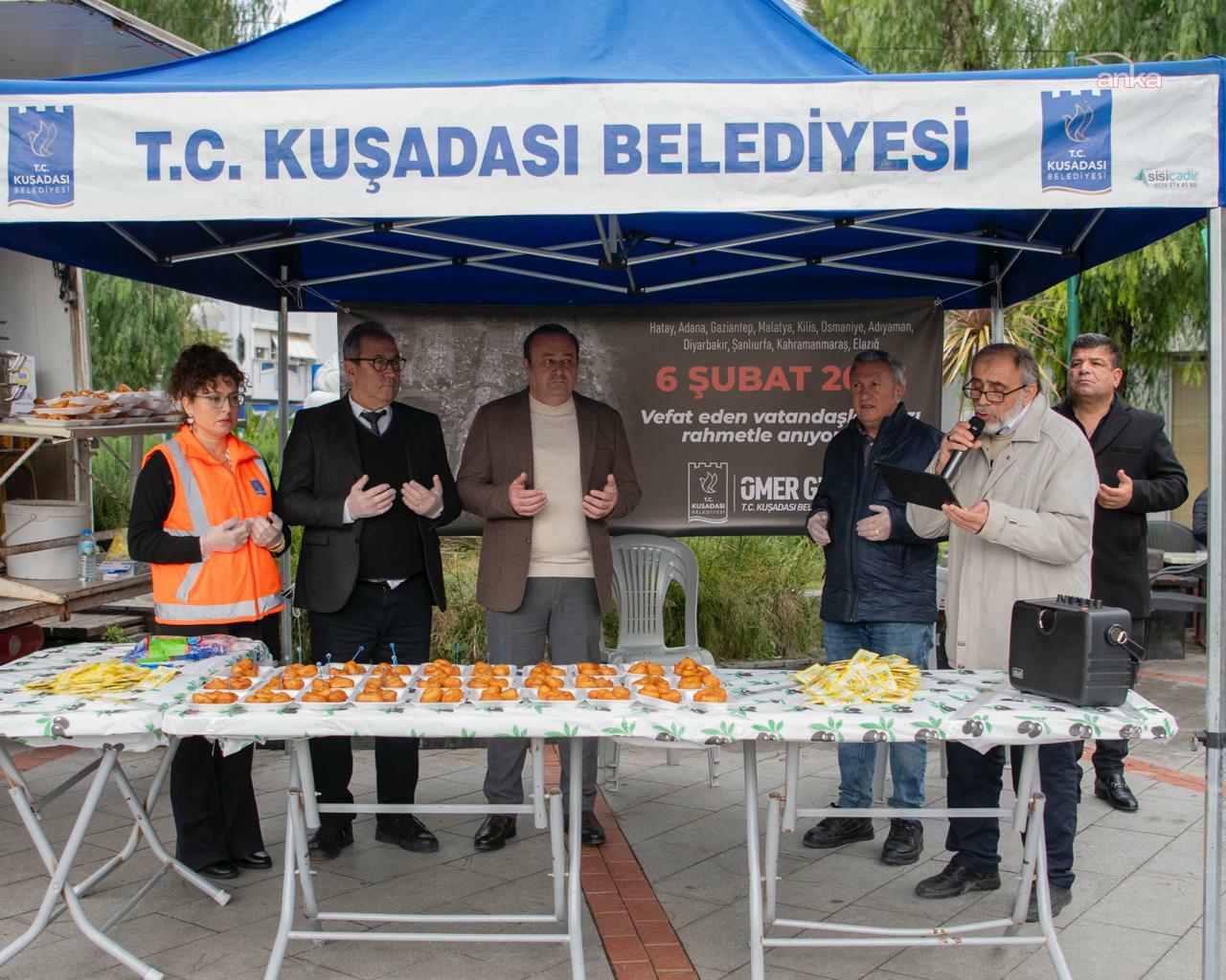 Kuşadası Belediyesi'nden 6 Şubat'ta hayatını kaybeden vatandaşlar için lokma hayrı