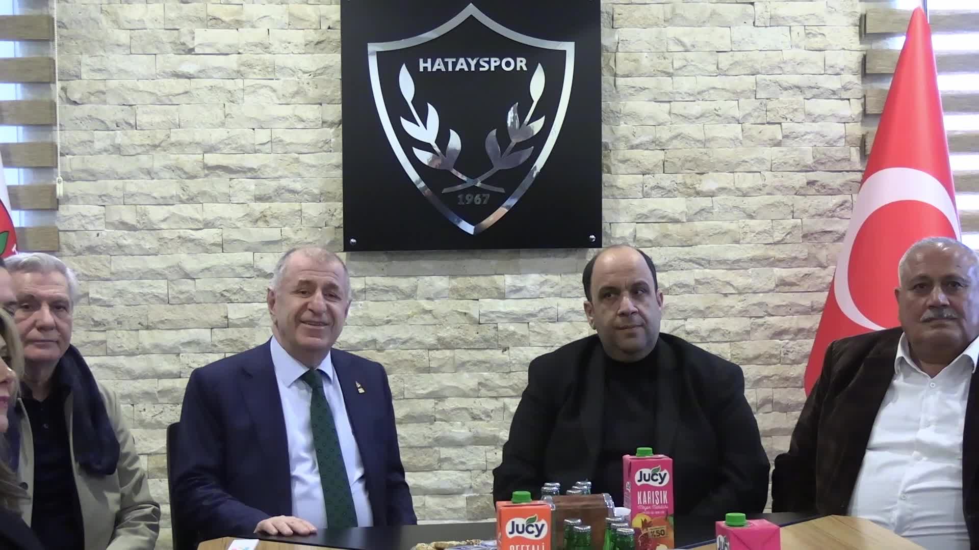 Ümit Özdağ’dan, Hatayspor’a ziyaret