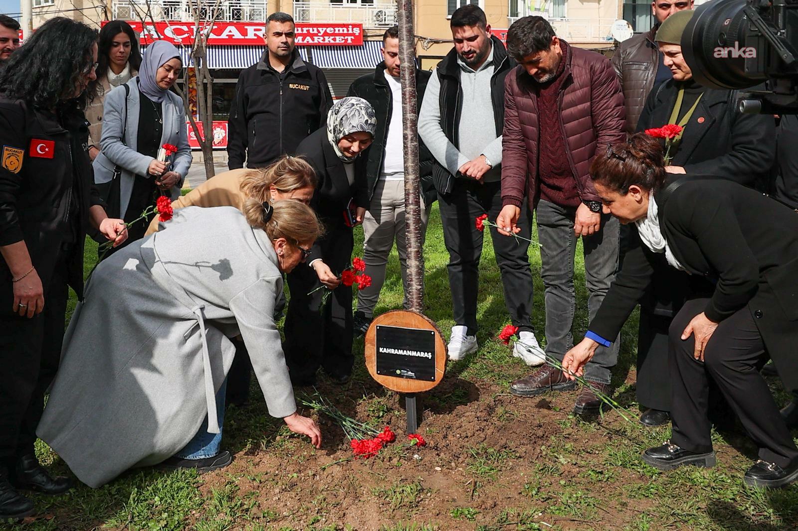 Buca’da 6 Şubat depremlerinde yaşamını yitirenler anıldı