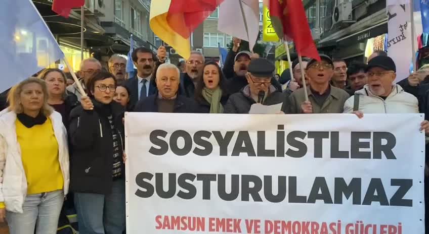 Samsun Emek ve Demokrasi Güçleri: "ESP'li arkadaşlarımızla birlikte mücadele etmeye devam edeceğiz"