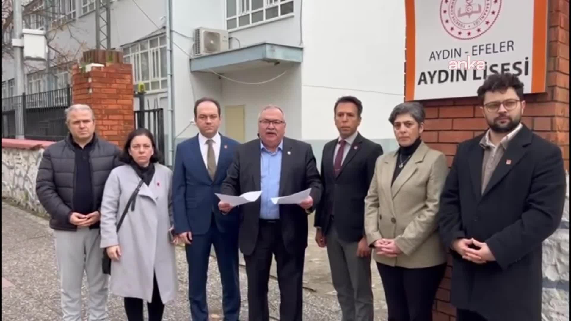 CHP'li Bülbül’den, Bakan Tekin'e "Aydın lisesi" tepkisi: "İnşaat nerede, can güvenliği nerede?"