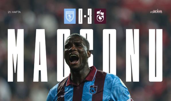 Trabzonspor, Samsunspor'u 3-0 mağlup etti