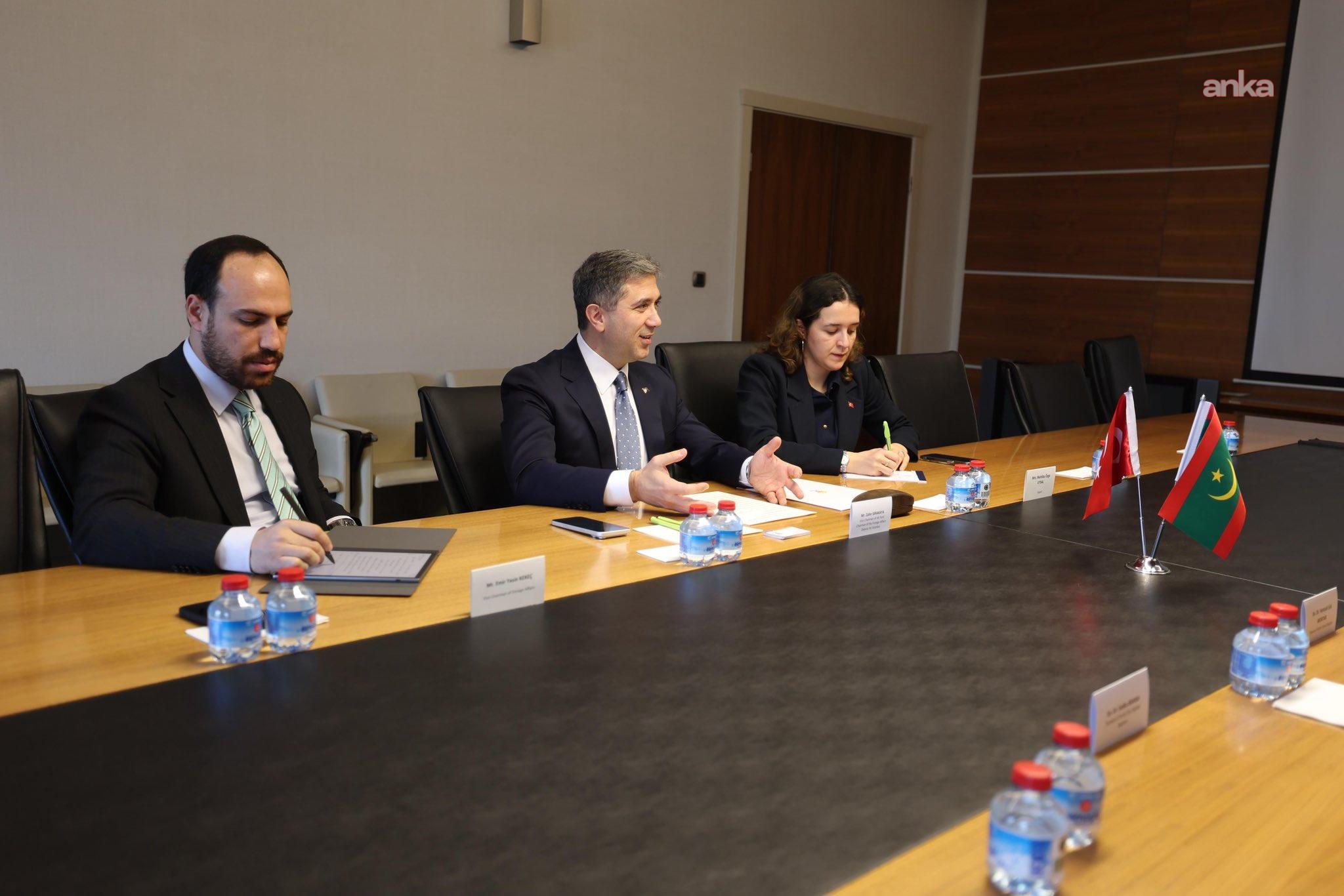 AK Partili Sarıkaya, Moritanya muhalefet partisi temsilcilerini parti Genel Merkezi'nde ağırladı