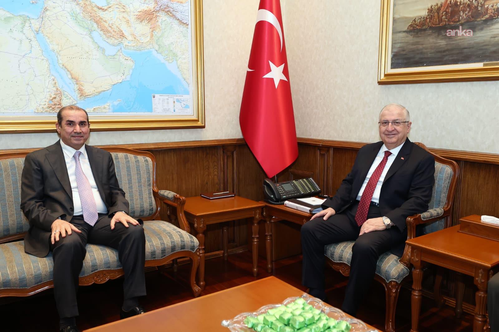 Milli Savunma Bakanı Güler, Irak Ankara Büyükelçisi Lachmawi ve Askeri Ataşe Khalil'i kabul etti