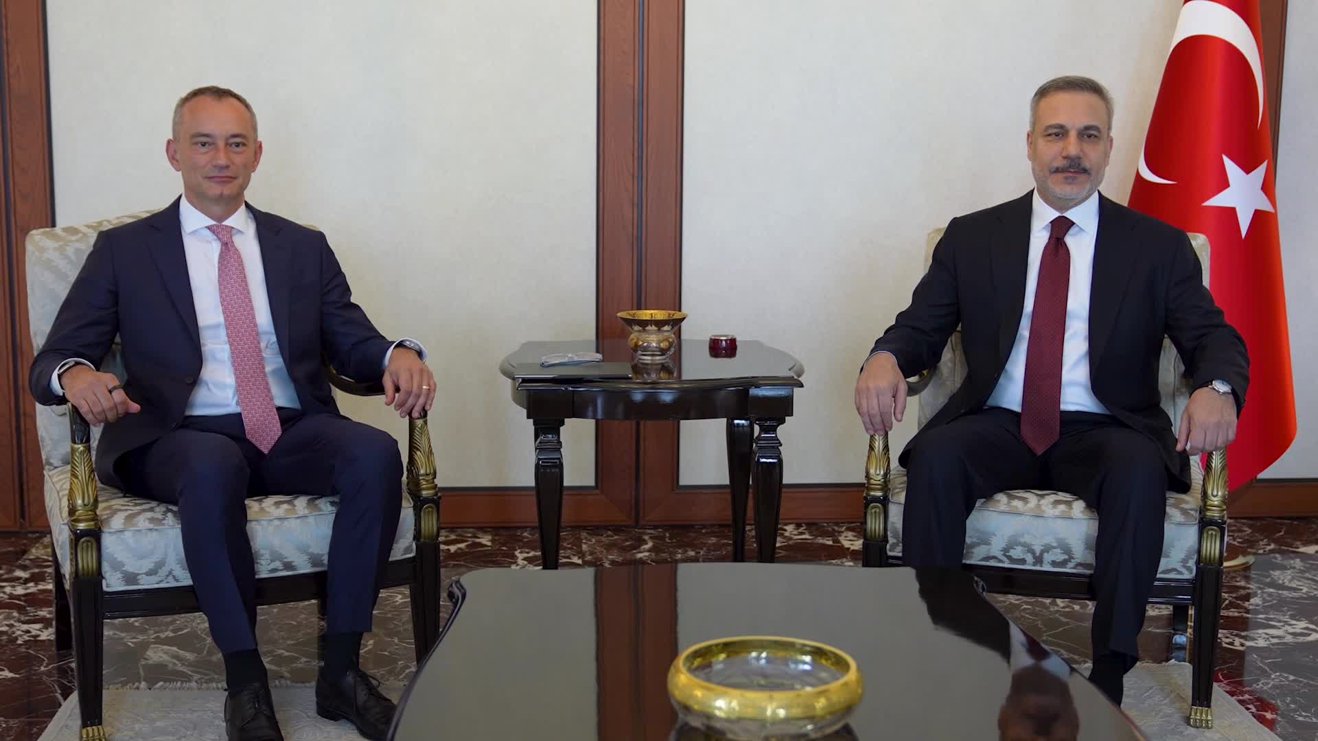 Dışişleri Bakanı Fidan, Gazze Yüksek Temsilcisi Mladenov'u Ankara’da kabul etti