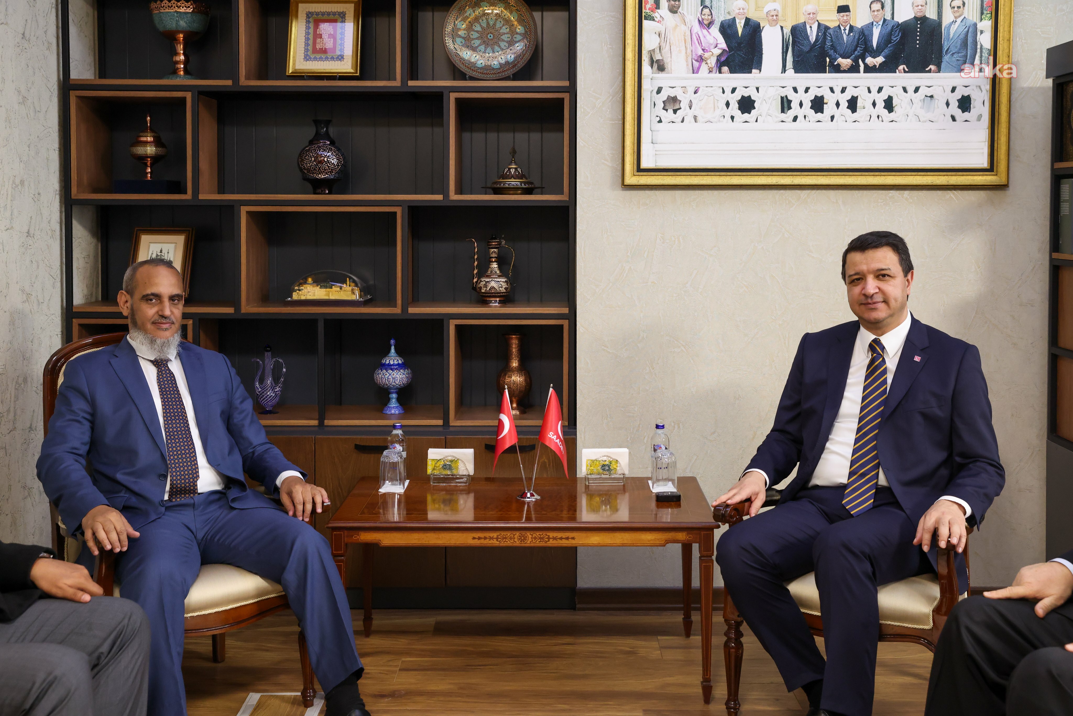 Saadet Partisi Genel Başkanı Arıkan, Moritanya Tewassoul Partisi Genel Başkanı ile görüştü
