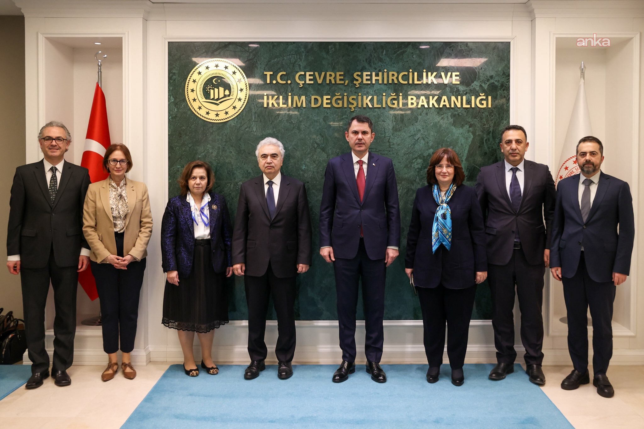 Bakan Kurum, Uluslararası Enerji Ajansı Başkanı Birol ile görüştü