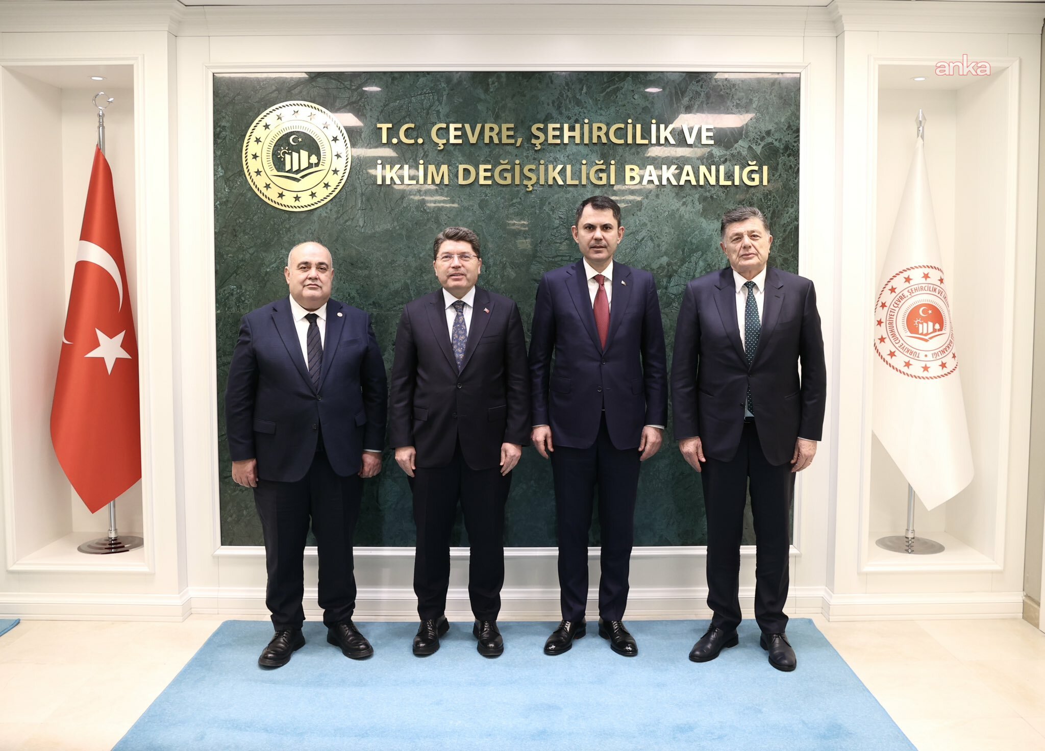Çevre, Şehircilik ve İklim Değişikliği Bakanı Kurum, Adalet Bakanı Tunç ile Bartın'ı görüştü