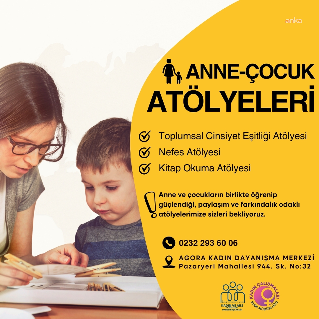 İzmir’de anne ve çocuklara güç veren atölyeler başlıyor