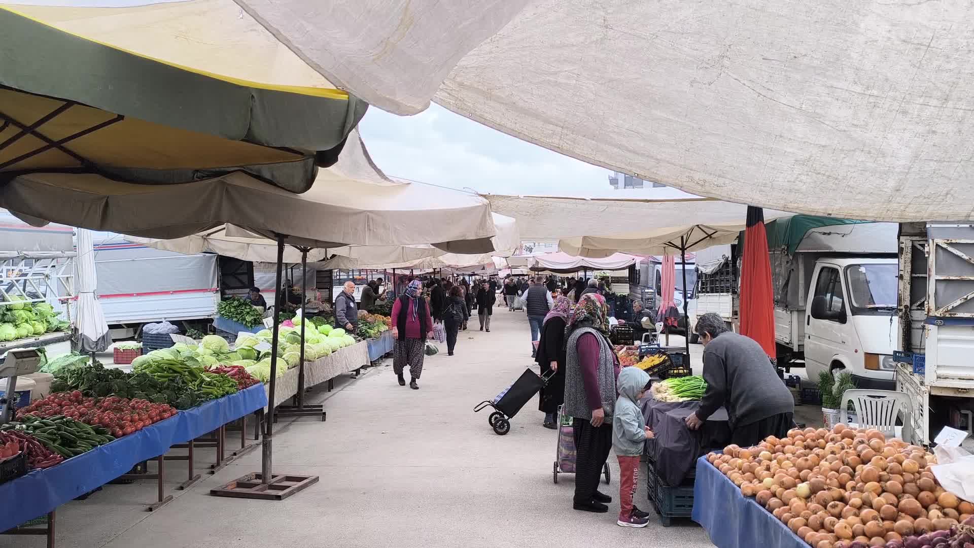 Pazarda tanesi 66 lirayı bulan nar fiyatına tepki gösteren vatandaş: "Bu fiyata alamam, maaşım yetmiyor"