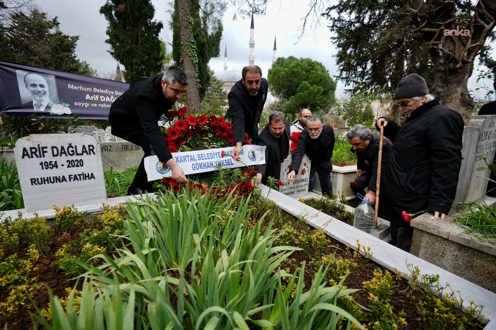Kartal Belediyesi, eski başkan Arif Dağlar'ı andı