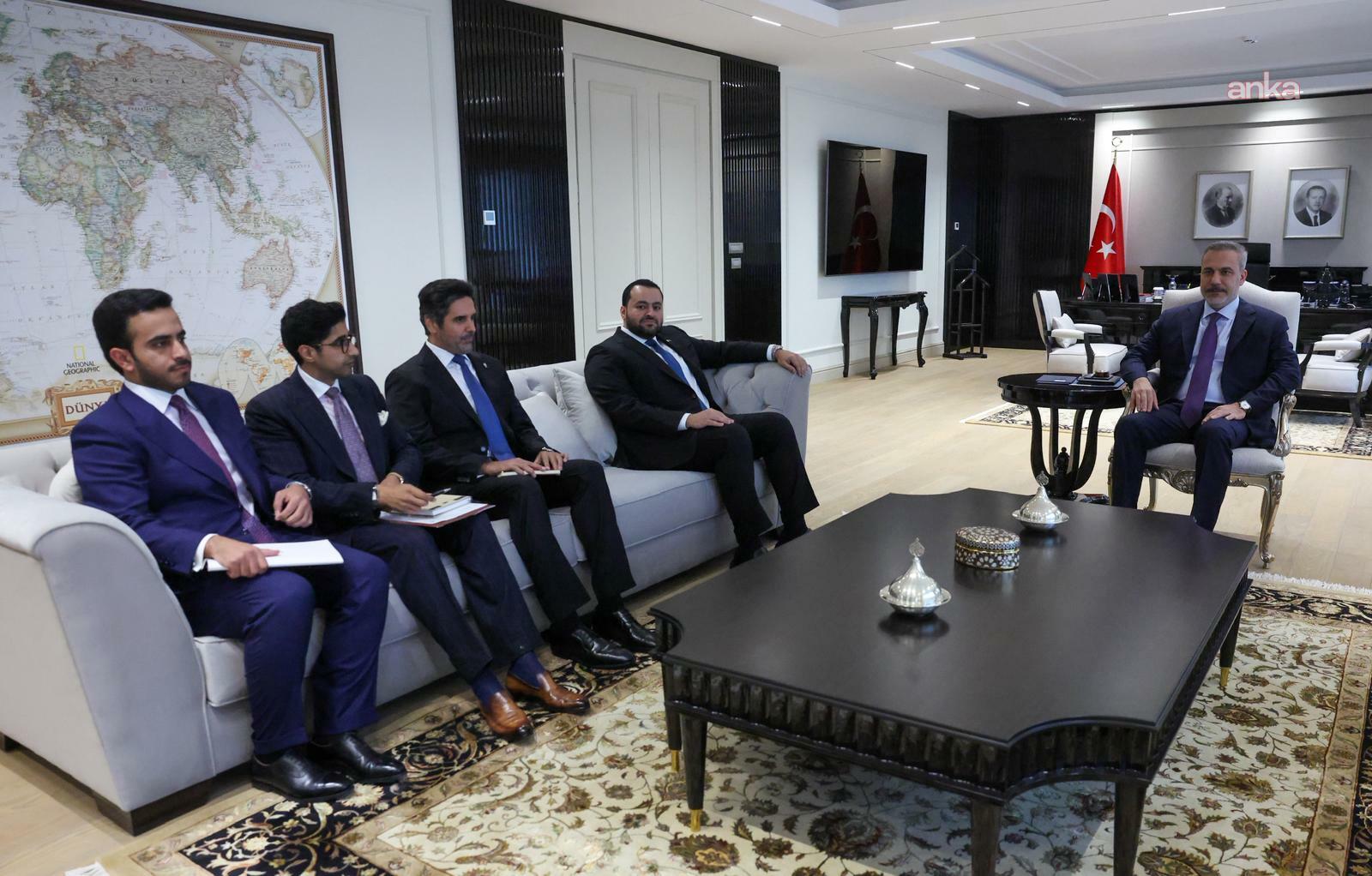 Hakan Fidan, Katar Dışişleri Bakanlığı Devlet Bakanı Al-Khulaifi ile görüştü