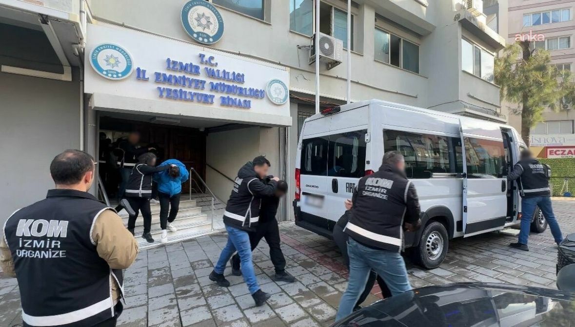 İzmir’de organize suç örgütüne "cinayet" operasyonu: Yakalanan 16 kişi tutuklandı