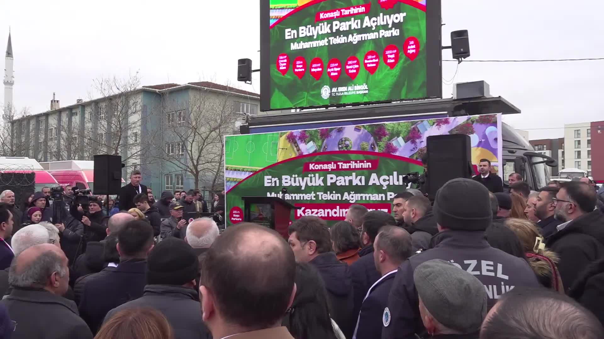 Tuzla’da Muhammet Tekin Ağırman Parkı hizmete açıldı