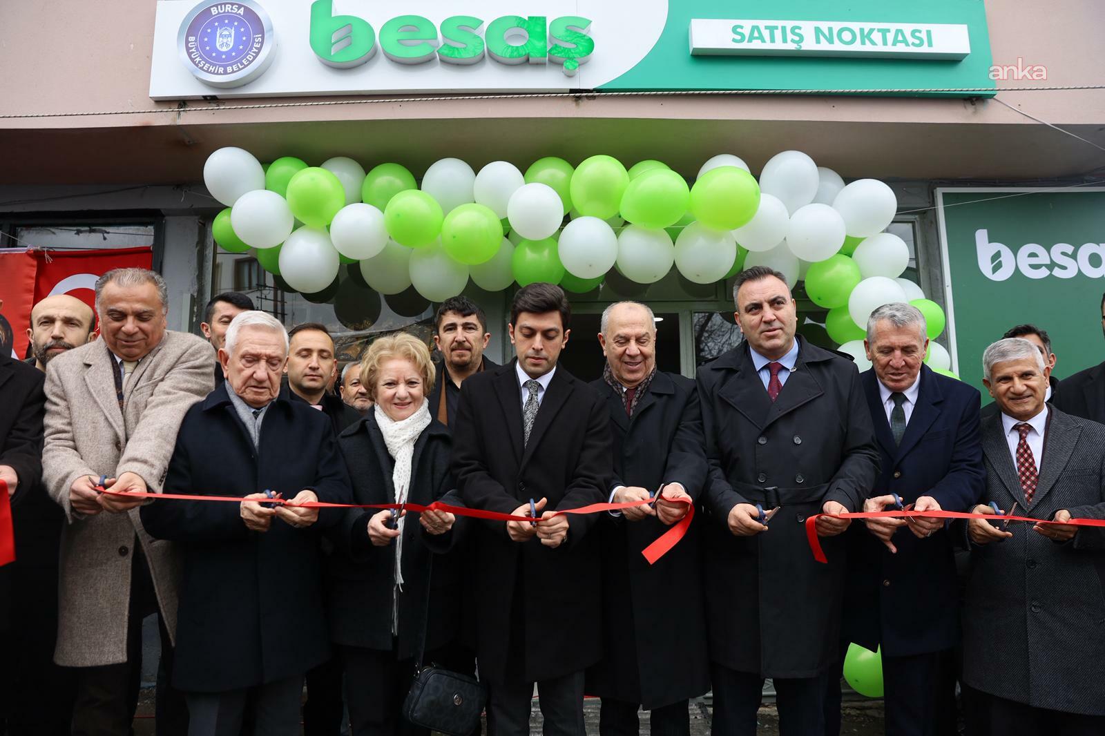 Bursa Büyükşehir Belediyesi, Harmancık ilçesinde BESAŞ satış noktasını hizmete aldı