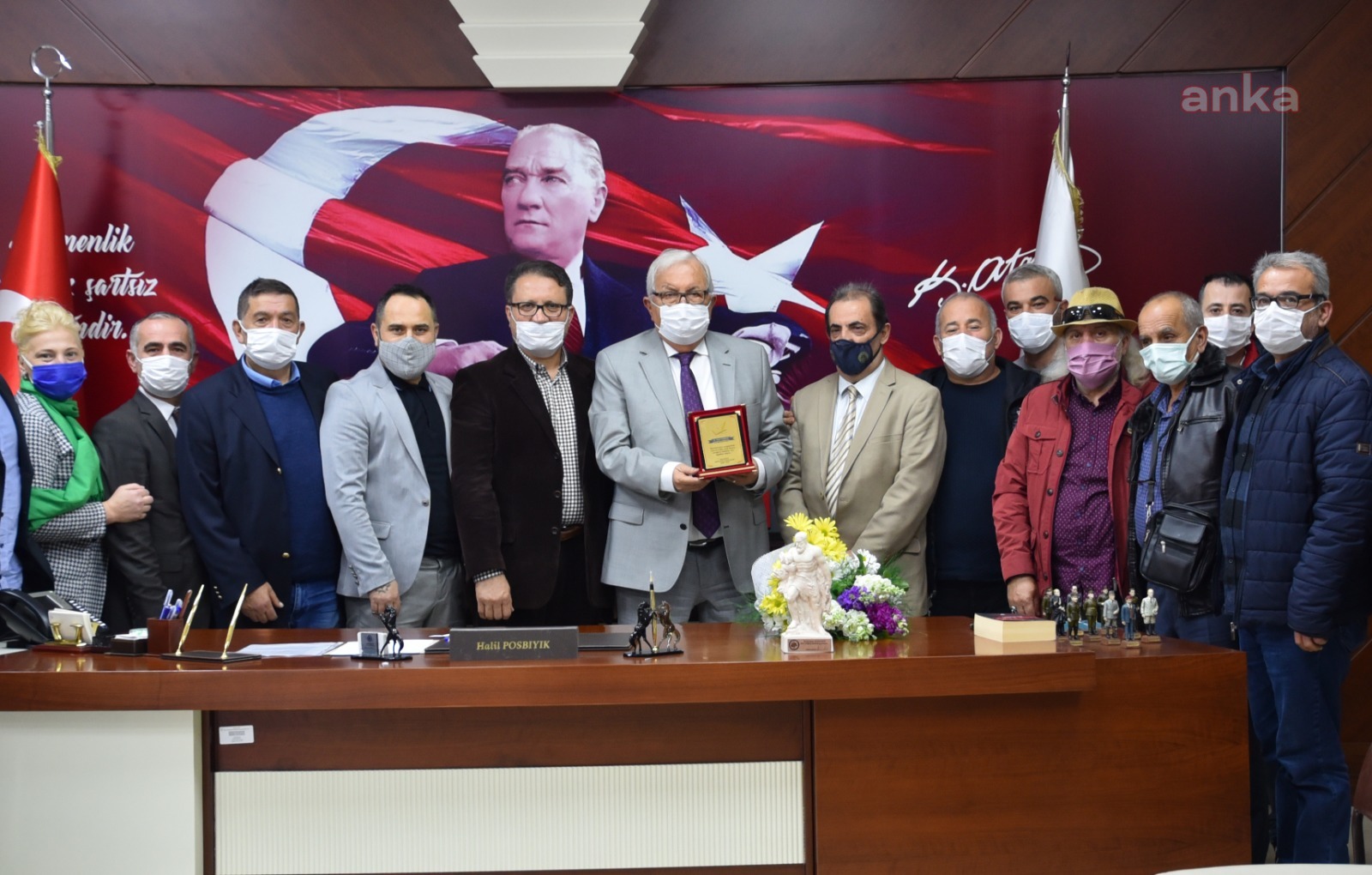 BASIN YAYIN KURULUŞLARINDAN KDZ. EREĞLİ BELEDİYE BAŞKANI POSBIYIK’A TEŞEKKÜR ZİYARETİ
