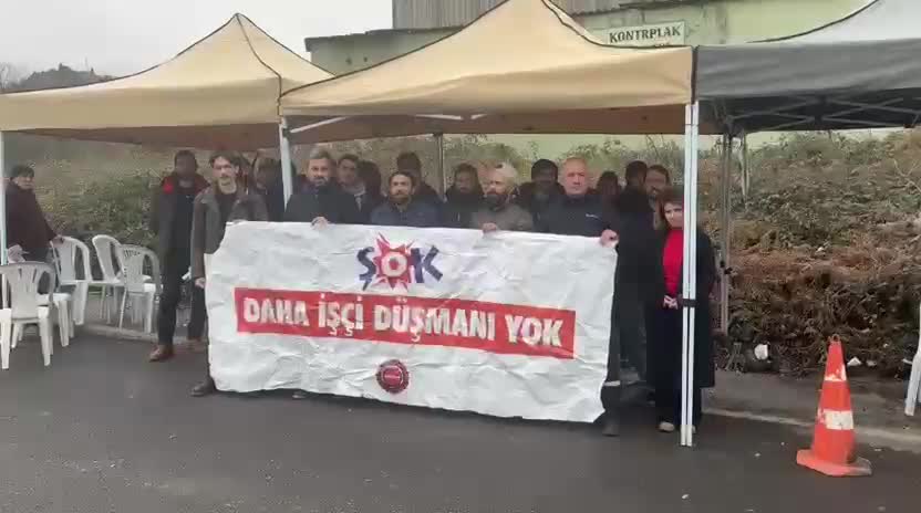 Şok Market Arsin deposunda grevde olan işçiler yarın kitlesel basın açıklaması yapacak