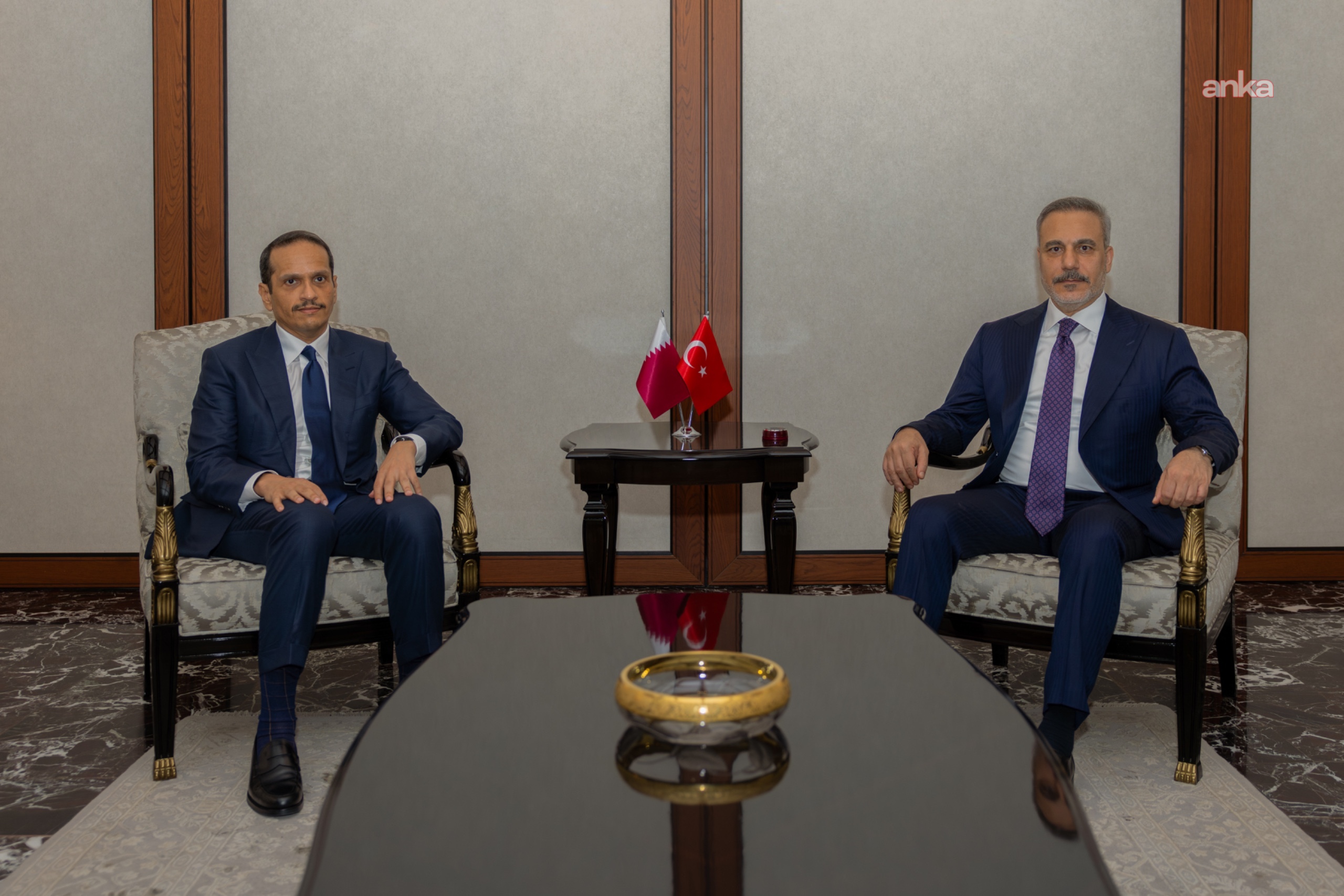 Bakan Fidan, Katar Başbakanı Al Thani ile görüştü