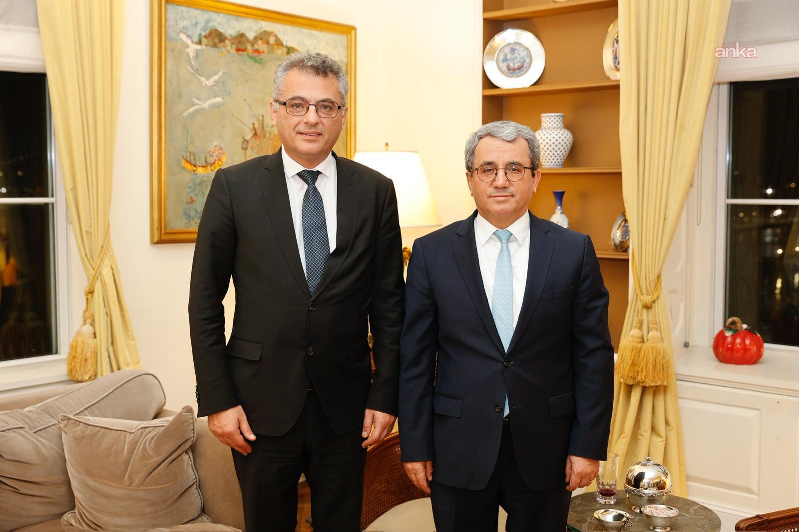 KKTC Cumhurbaşkanı Erhürman, Türkiye'nin BM Daimi Temsilcisi Büyükelçi Yıldız ile görüştü