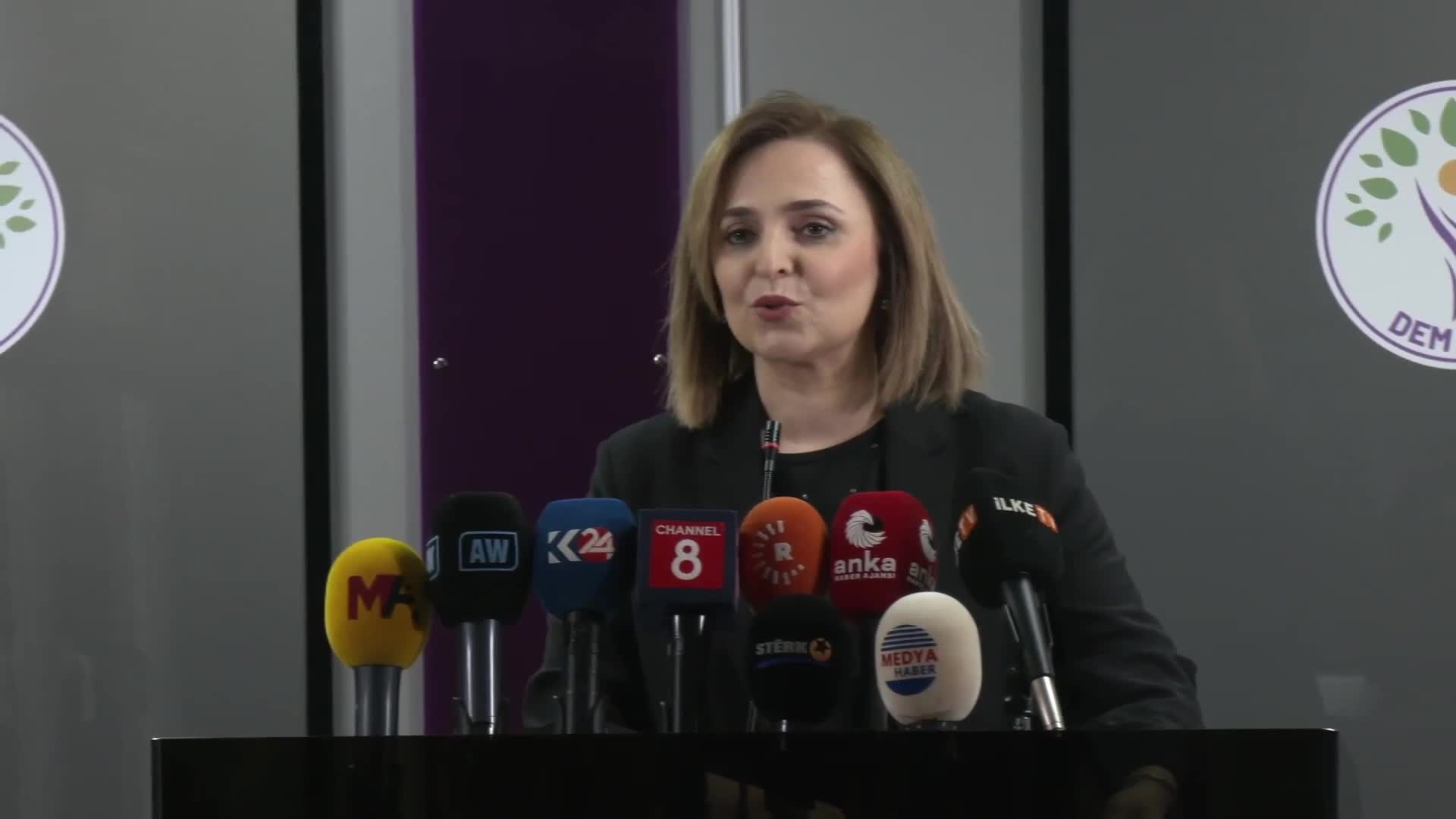 DEM Parti Sözcüsü Doğan'dan Adalet Bakanı Gürlek'e: "Yemin ettiği metne uygun davranmalı"