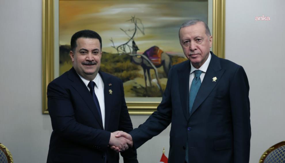 Erdoğan, Irak Başbakanı Sudani ile görüştü