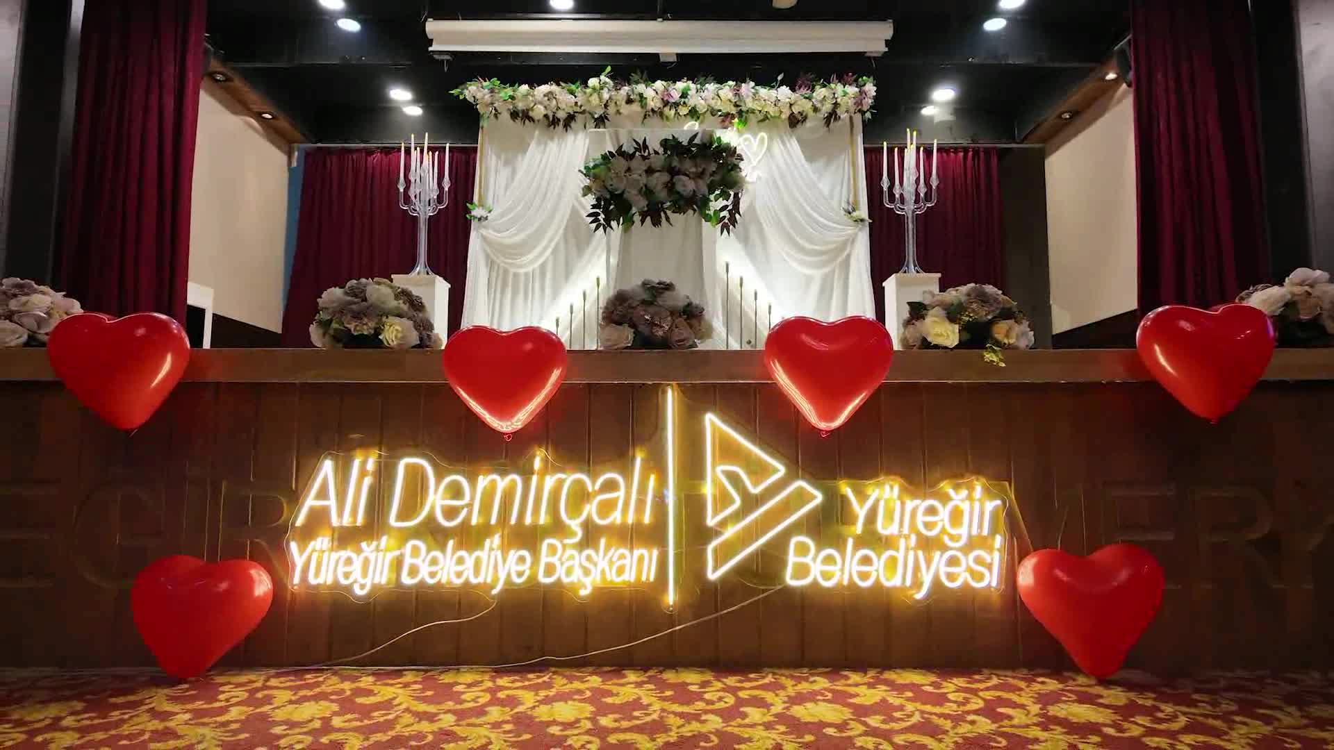 Yüreğir Belediyesi’nden 14 Şubat’a özel toplu nikâh töreni