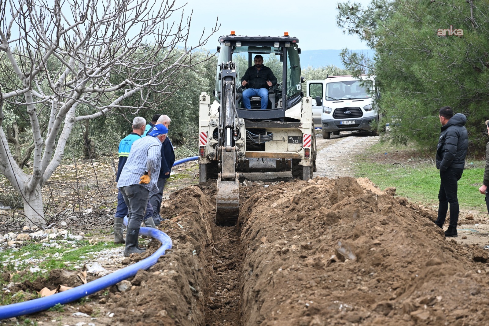 Manisa Su ve Kanalizasyon İdaresi, Yeniköy Mahallesi’nde terfi hattı döşeme çalışmalarına başladı