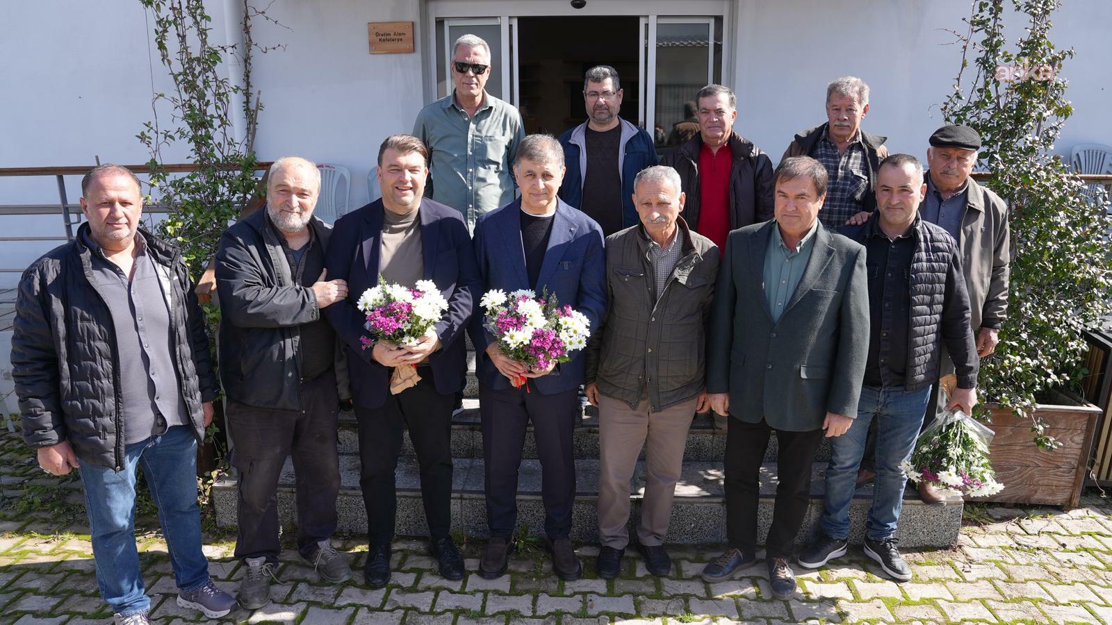 İzmir Büyükşehir Belediye Başkanı Tugay, Seferihisar'da üretici, balıkçı ve deniz emekçileriyle buluştu