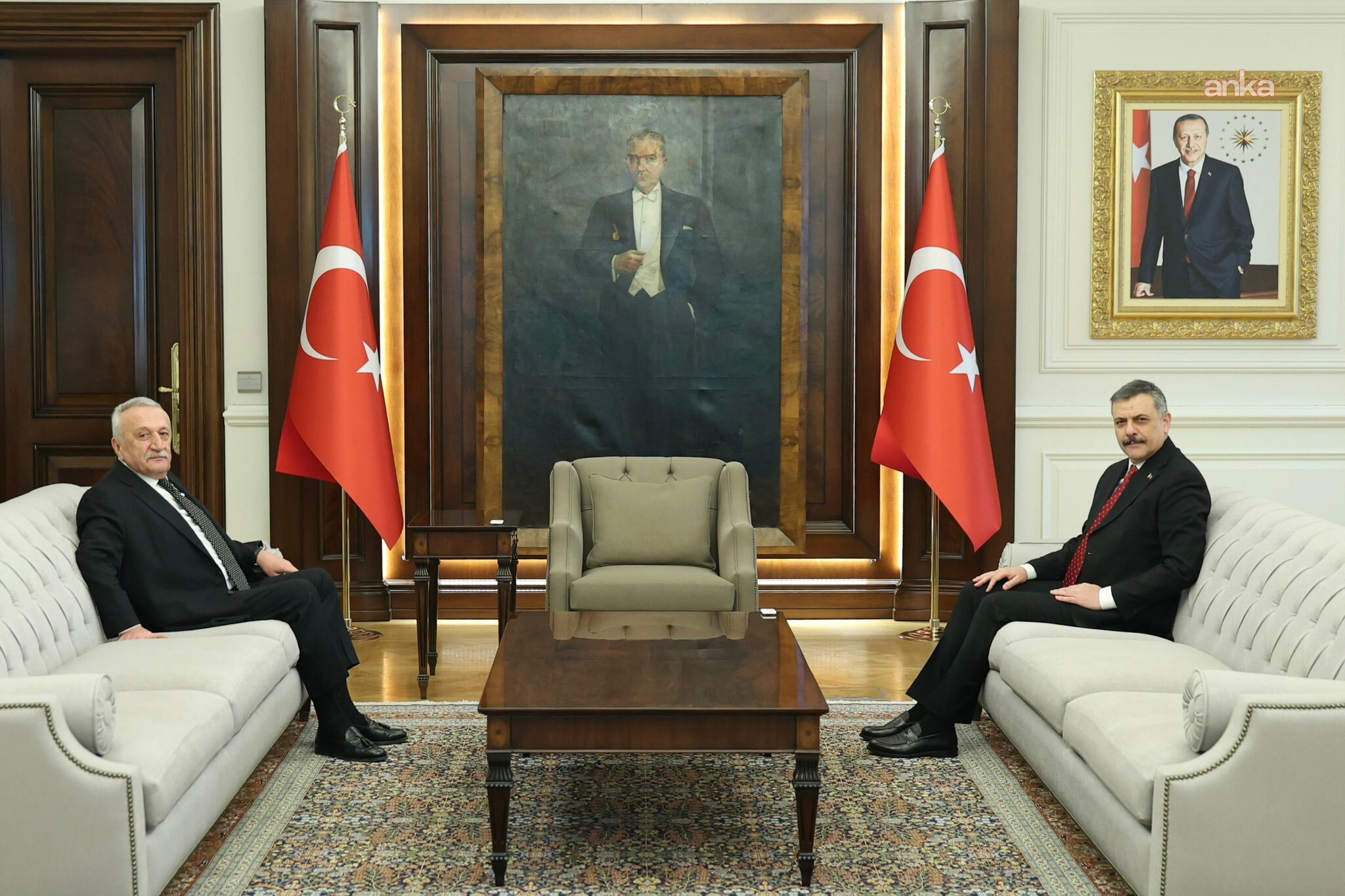 Mehmet Ağar'dan İçişleri Bakanı Çiftçi'ye hayırlı olsun ziyareti