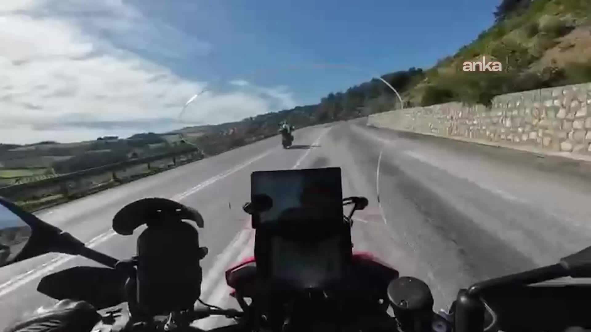 Bilecik'te ölümcül trafik kazasının görüntüleri kameraya yansıdı