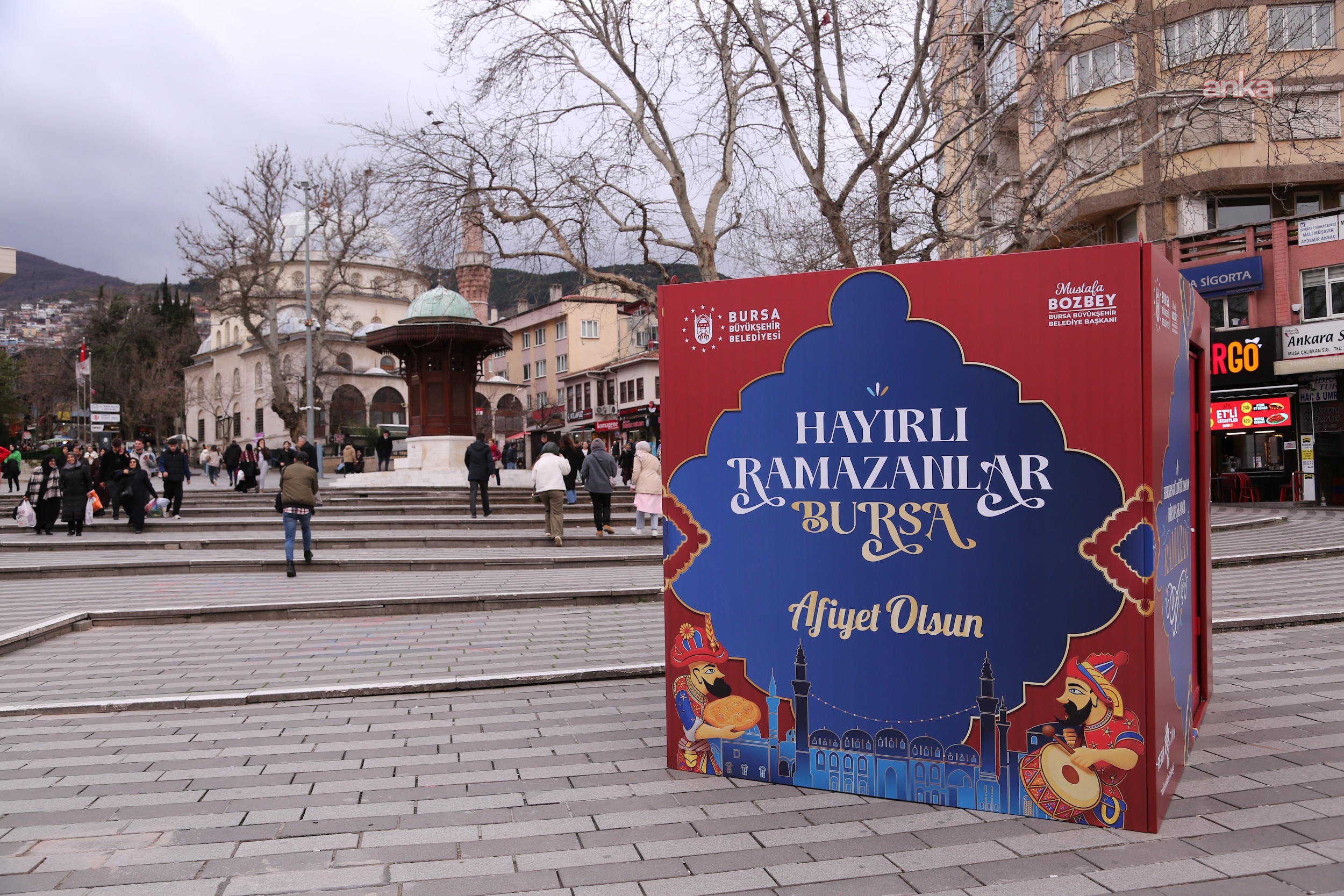 Bursa Büyükşehir Belediyesi'nden ramazan ayı boyunca iftariyelik ikramı