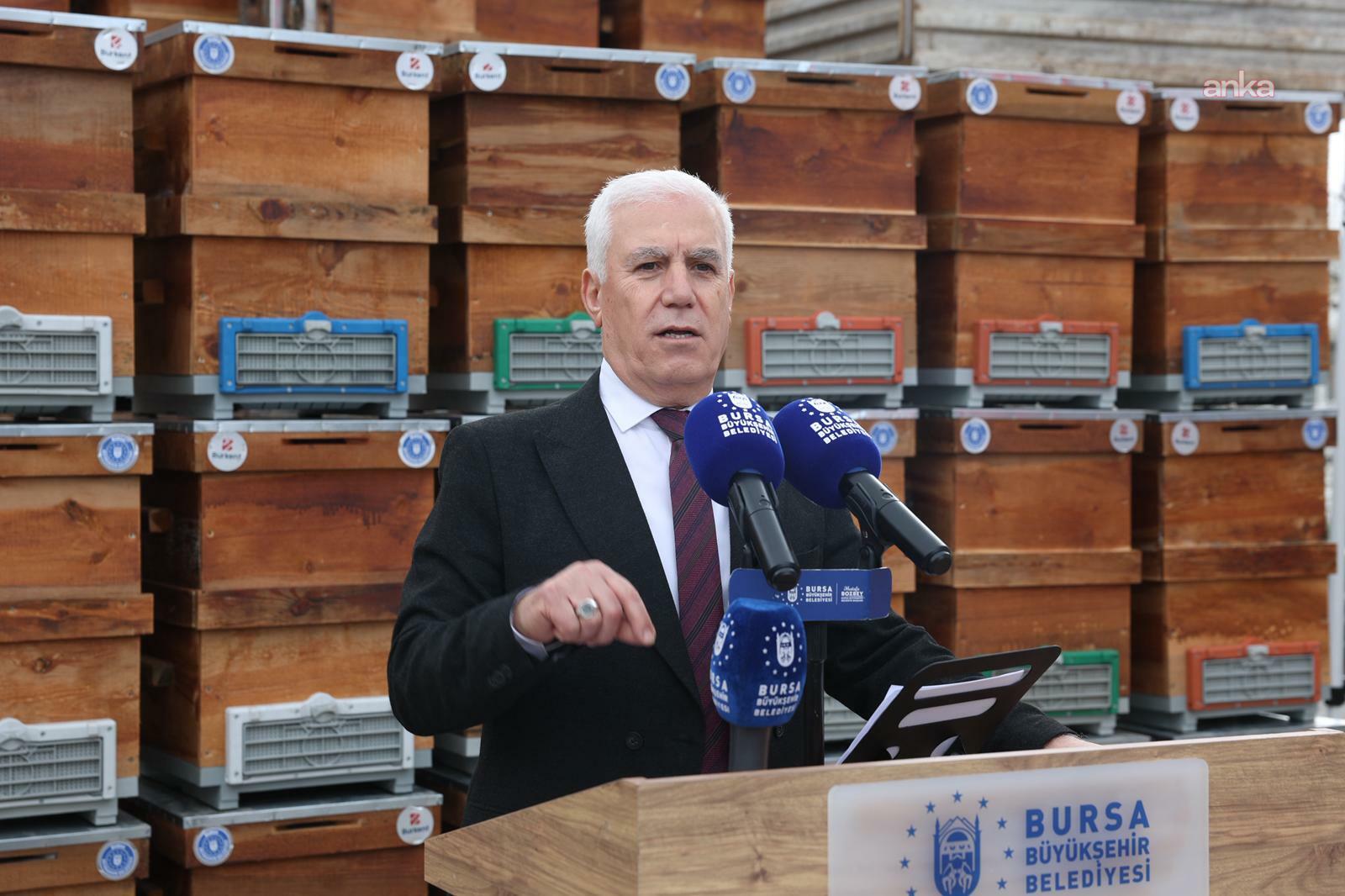 Bursa Büyükşehir Belediyesi’nden arıcılara kovan desteği