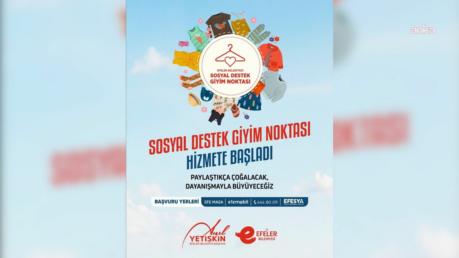 Efeler Belediyesi, Sosyal Destek Giyim Noktası'nı hizmete sundu