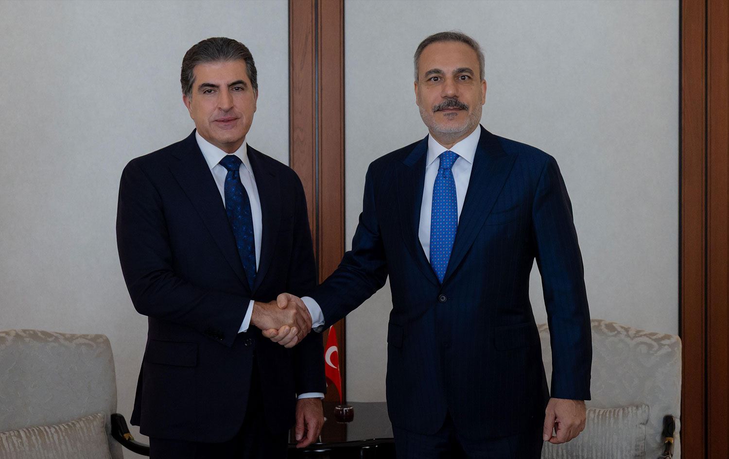 Bakan Fidan, IKBY Başkanı Barzani ile telefonda görüştü