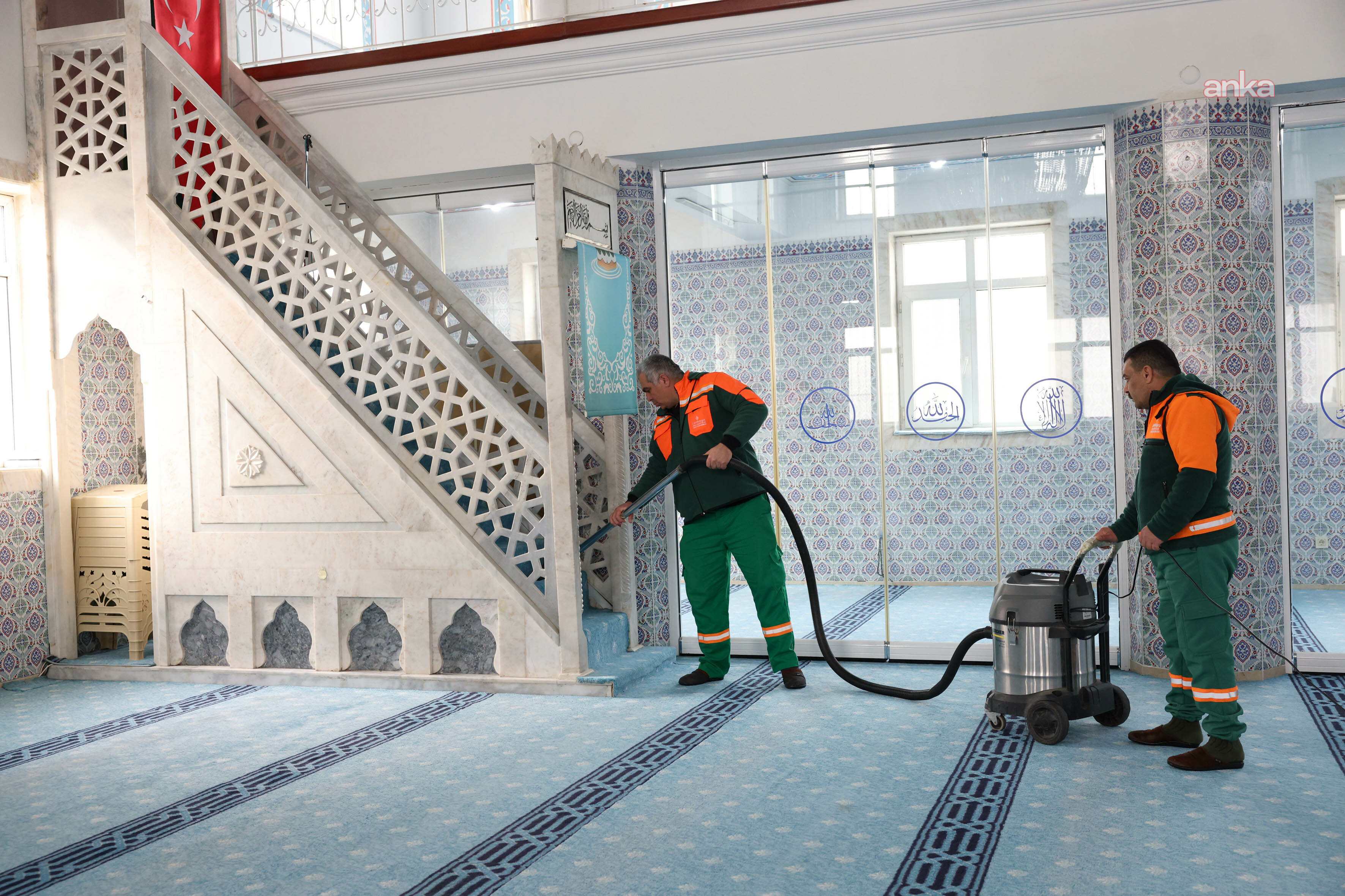 Çankaya’da ramazan öncesi ibadethane temizliği