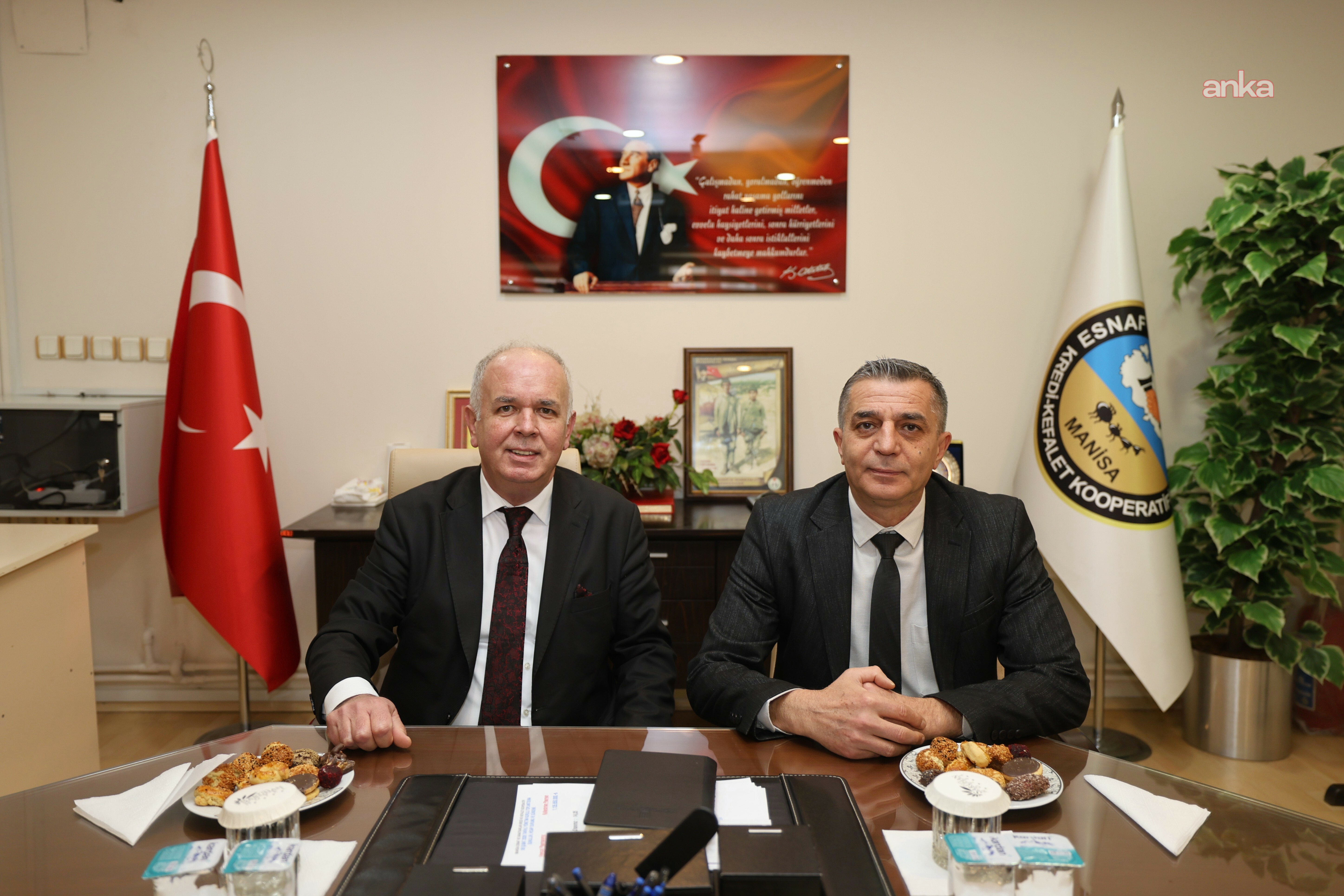 Şehzadeler Belediye Başkanı Şimşek’ten Manisa Esnaf Kredi ve Kefalet Kooperatifi'ne ziyaret