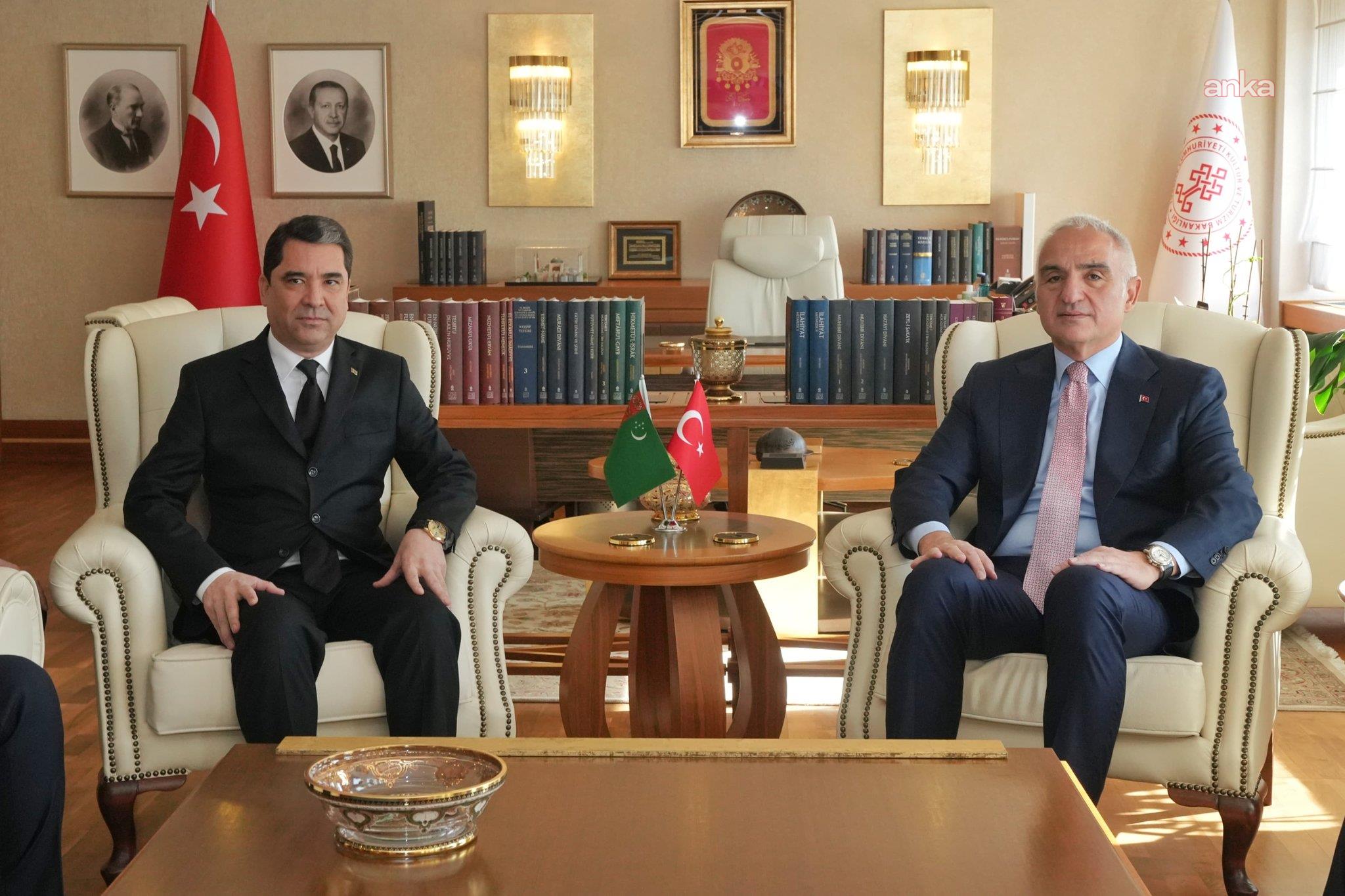 Bakan Ersoy, Türkmenistanlı mevkidaşı Shamuradov ile görüştü