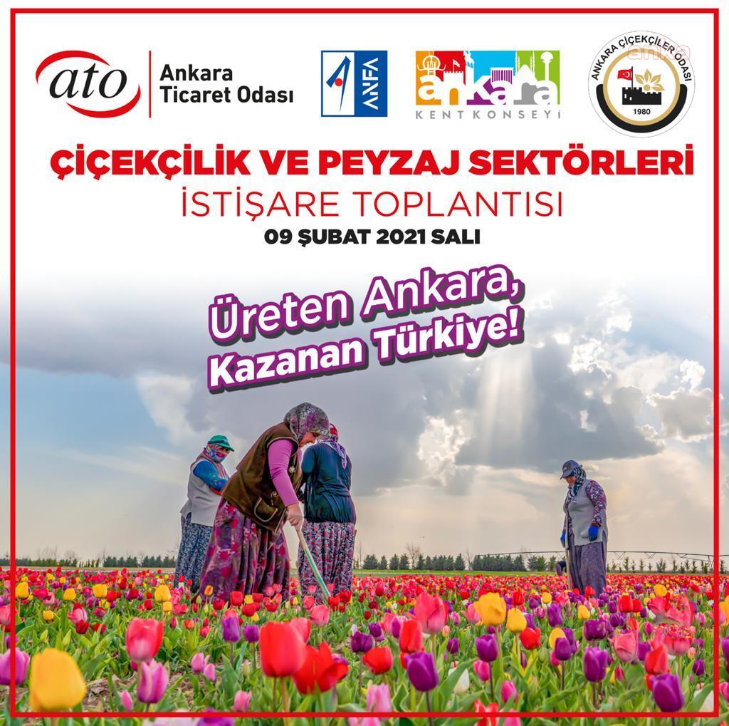 ANKARA'DA ÇİÇEKÇİLERE SEVGİLİLER GÜNÜNDE SOKAĞA ÇIKMA İZNİ VERİLECEK