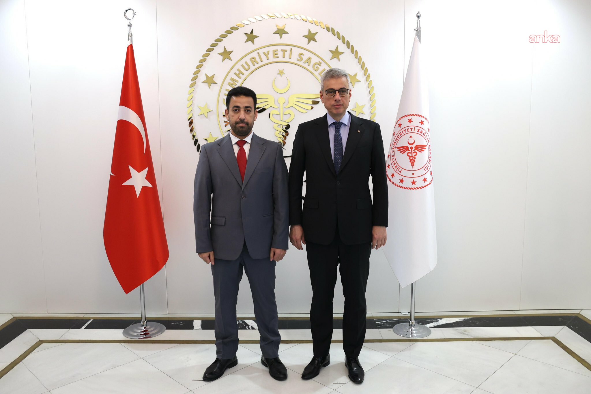 Sağlık Bakanı Memişoğlu, Suriyeli mevkidaşı el-Ali ile görüştü