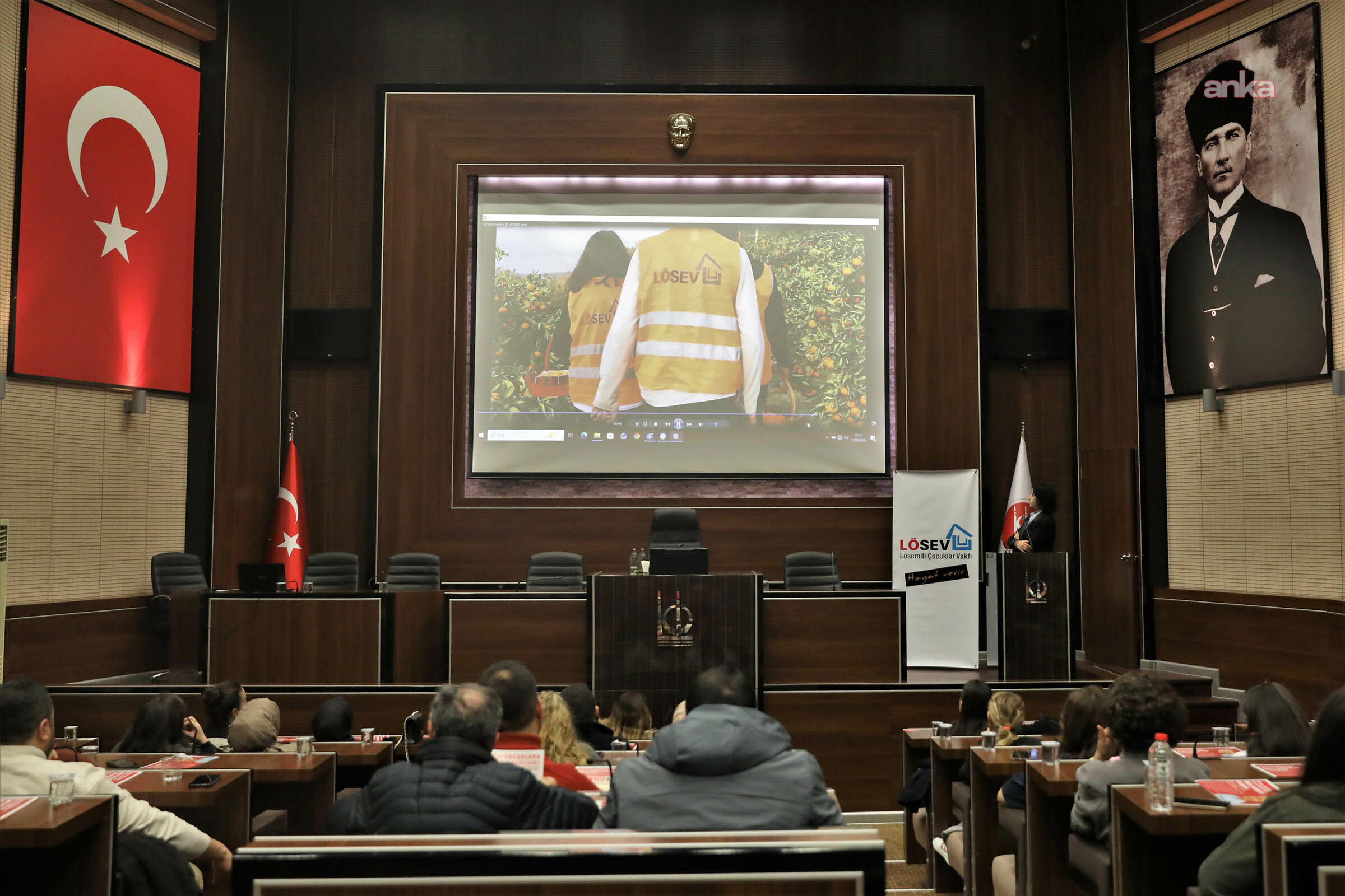 Keçiören Belediyesi personeli, LÖSEV'in faaliyetlerine ilişkin bilgilendirildi