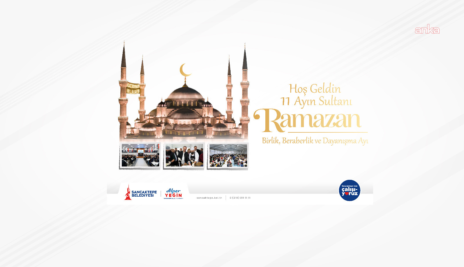 Sancaktepe Belediyesi, ramazan boyunca her gün 20 bin kişilik iftar yemeği verecek