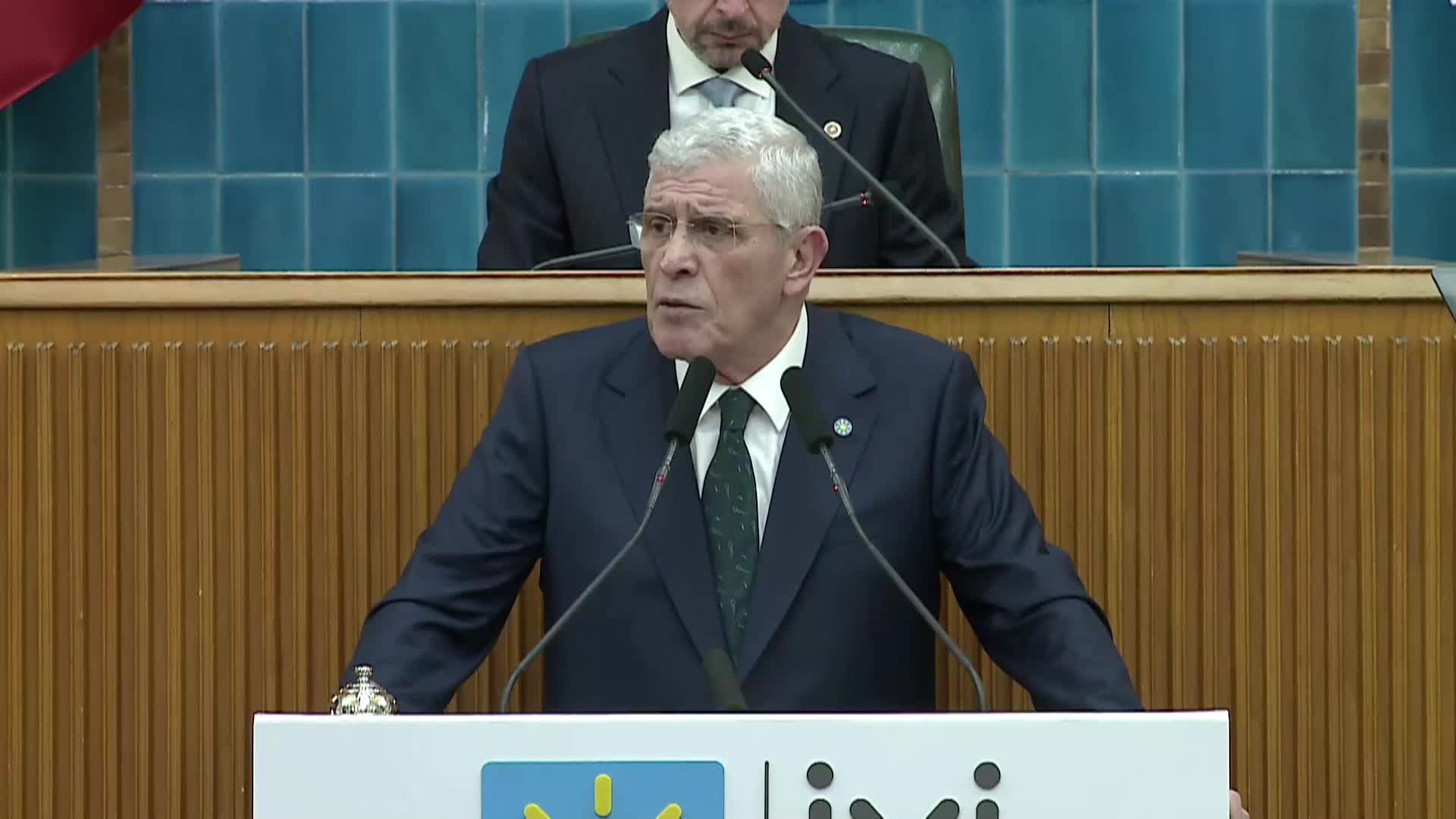 İYİ Parti Grup Toplantısı... Dervişoğlu: "Türkiye’nin geleceğini yeni bir anayasa ile bir aileye ipotek etmek isteyen üç partinin telaşını izliyoruz"
