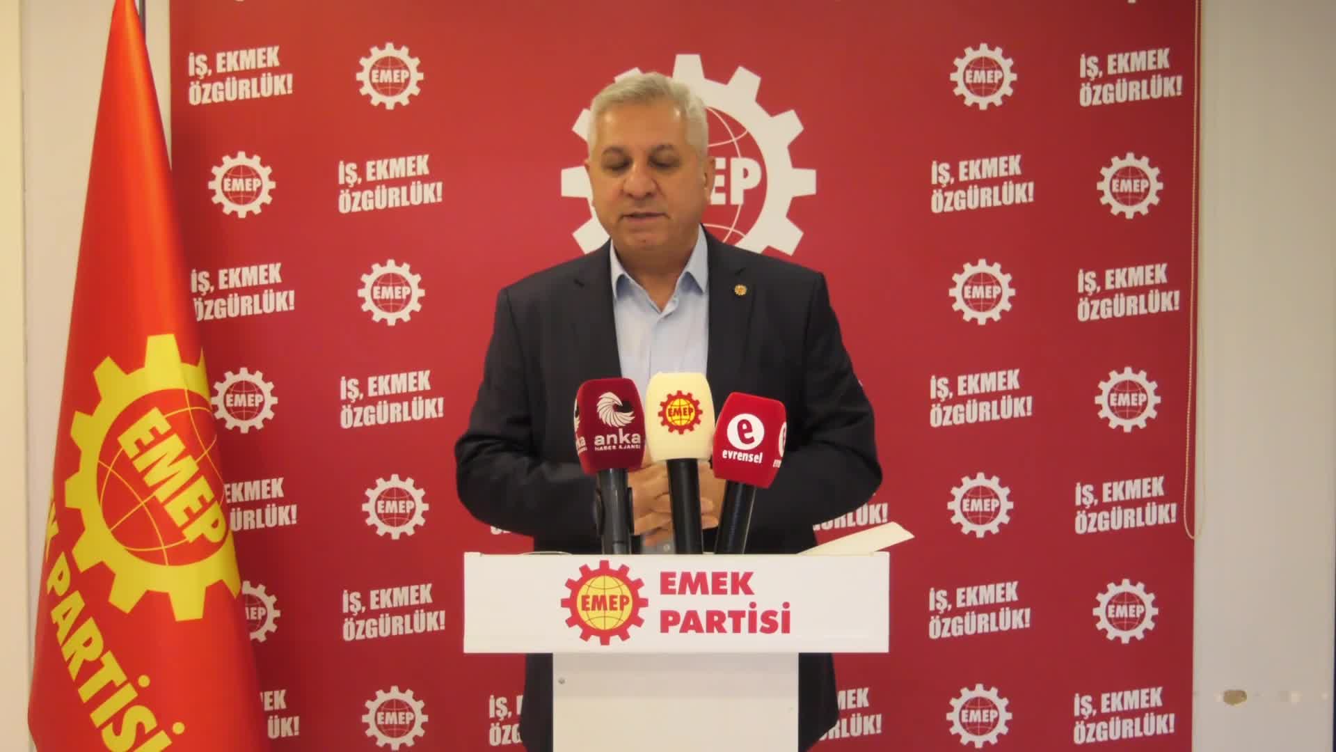 EMEP Genel Başkanı Aslan: Saray rejimi, işçiler ve emekçiler yerine faiz lobilerine, rantçılara ve tefecilere kaynak aktarmaya devam ediyor