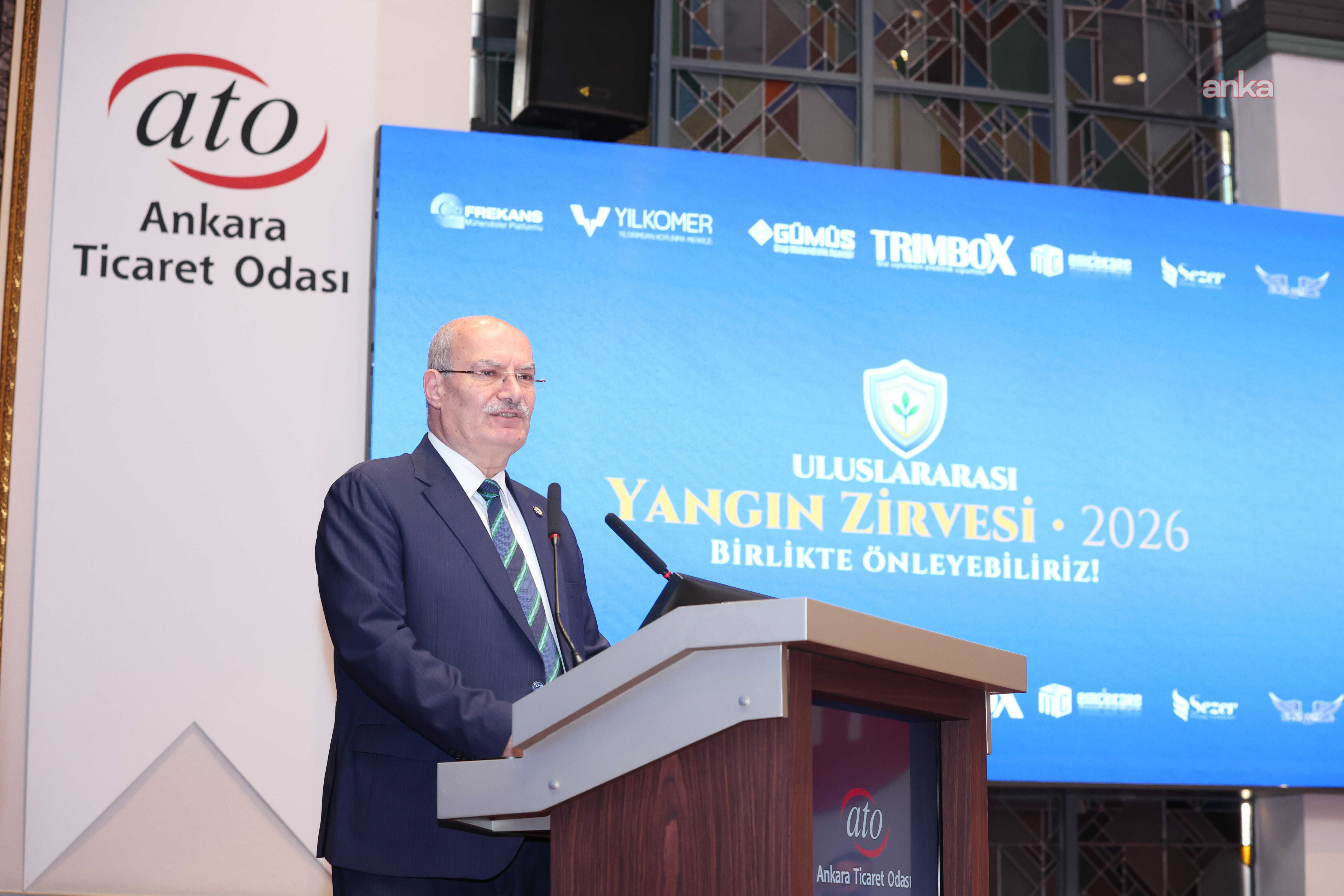 ATO Başkanı Baran: “Yangın güvenliği bir masraf değil, bir yatırım. Daha da ötesi bir kalkınma ve sürdürülebilirlik meselesi”