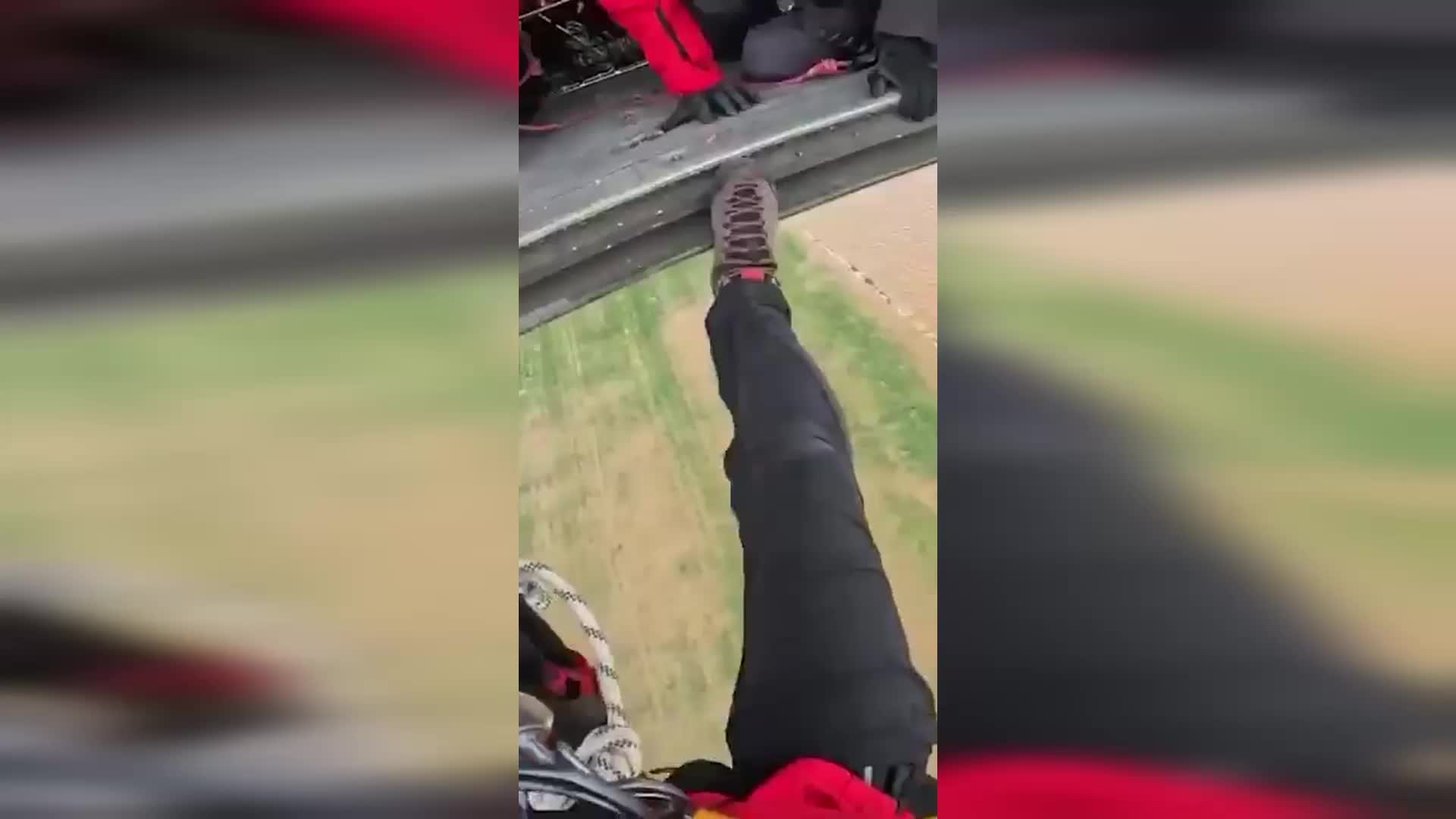 Aydın'da selde mahsur kalan vatandaş helikopterle kurtarıldı